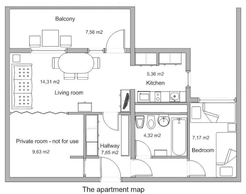 Eurit Apartment Shown In Detail Σπλιτ Εξωτερικό φωτογραφία